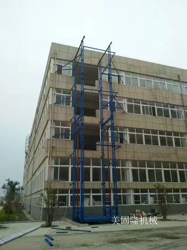 宜昌室外双臂导轨式升降机厂家